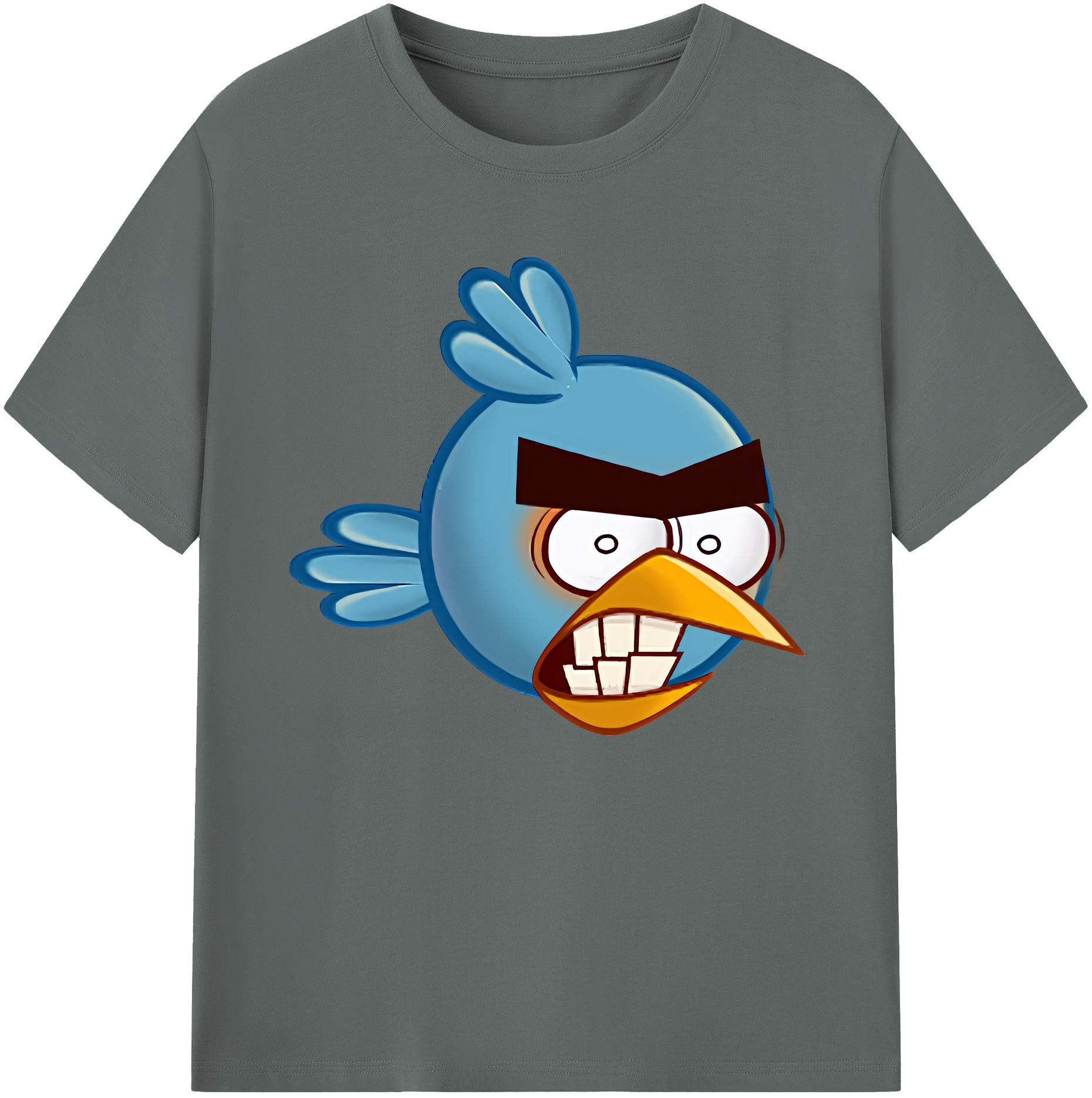 （画像用） Angry Birds アングリーバード 綿100％ メンズ半袖Tシャツ｜肌触りやわらか＆通気性